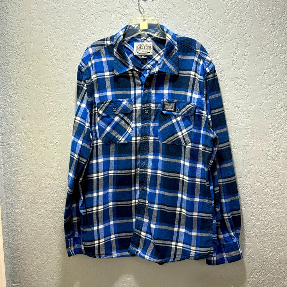 MARC ECKO AUTHENTIC BLEND 100% COTTON MEN’S SHIRT LONG SLEEVES (XL)